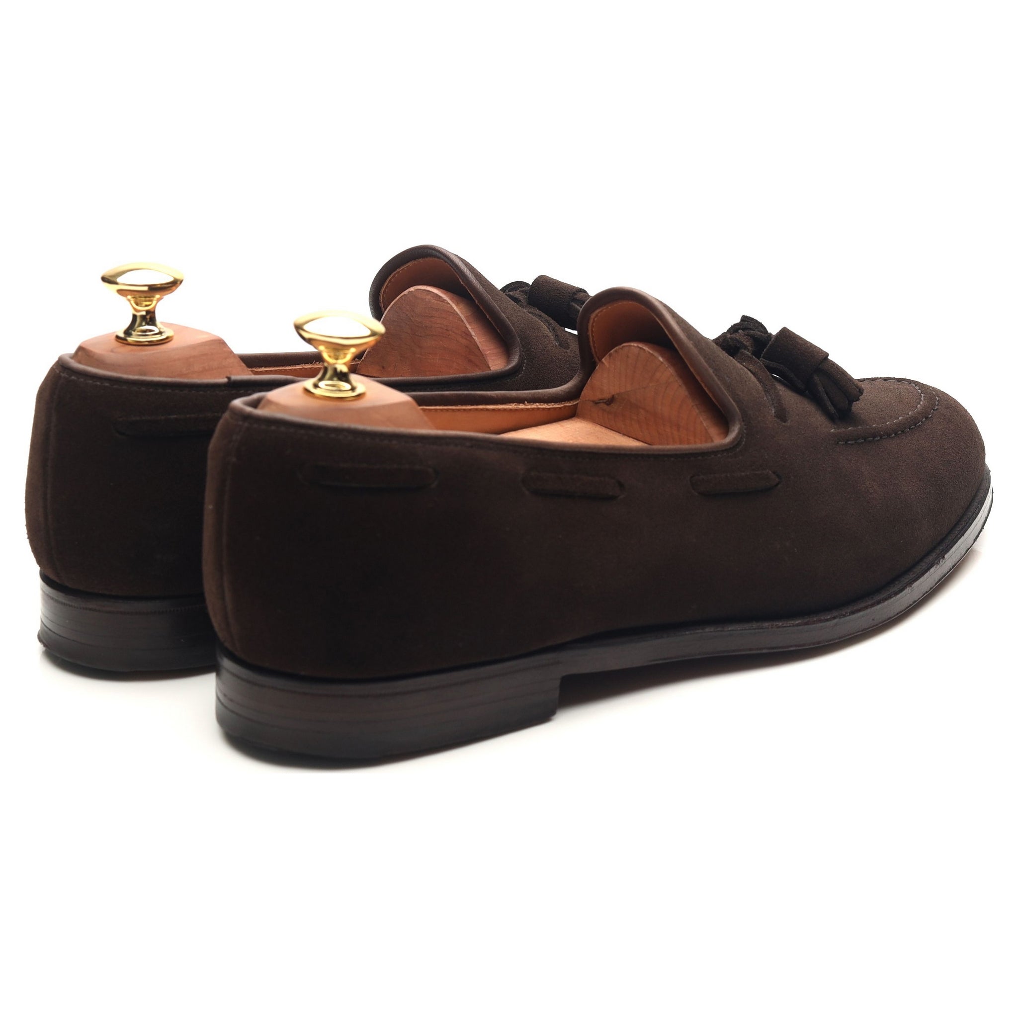 Crockett & Jones Cavendish 2 mocassin daim marron UK 9