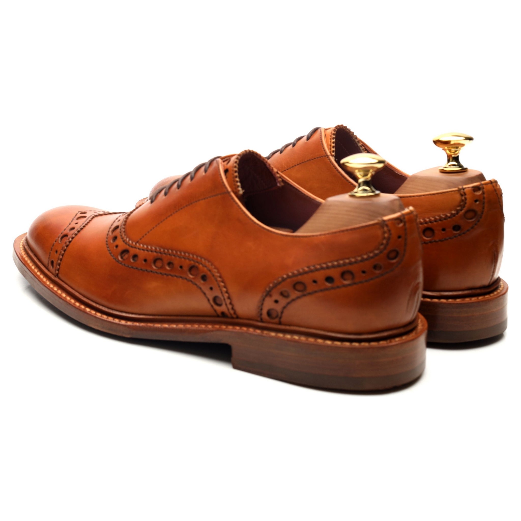 Barker richelieu brogue cuir marron pointure 39