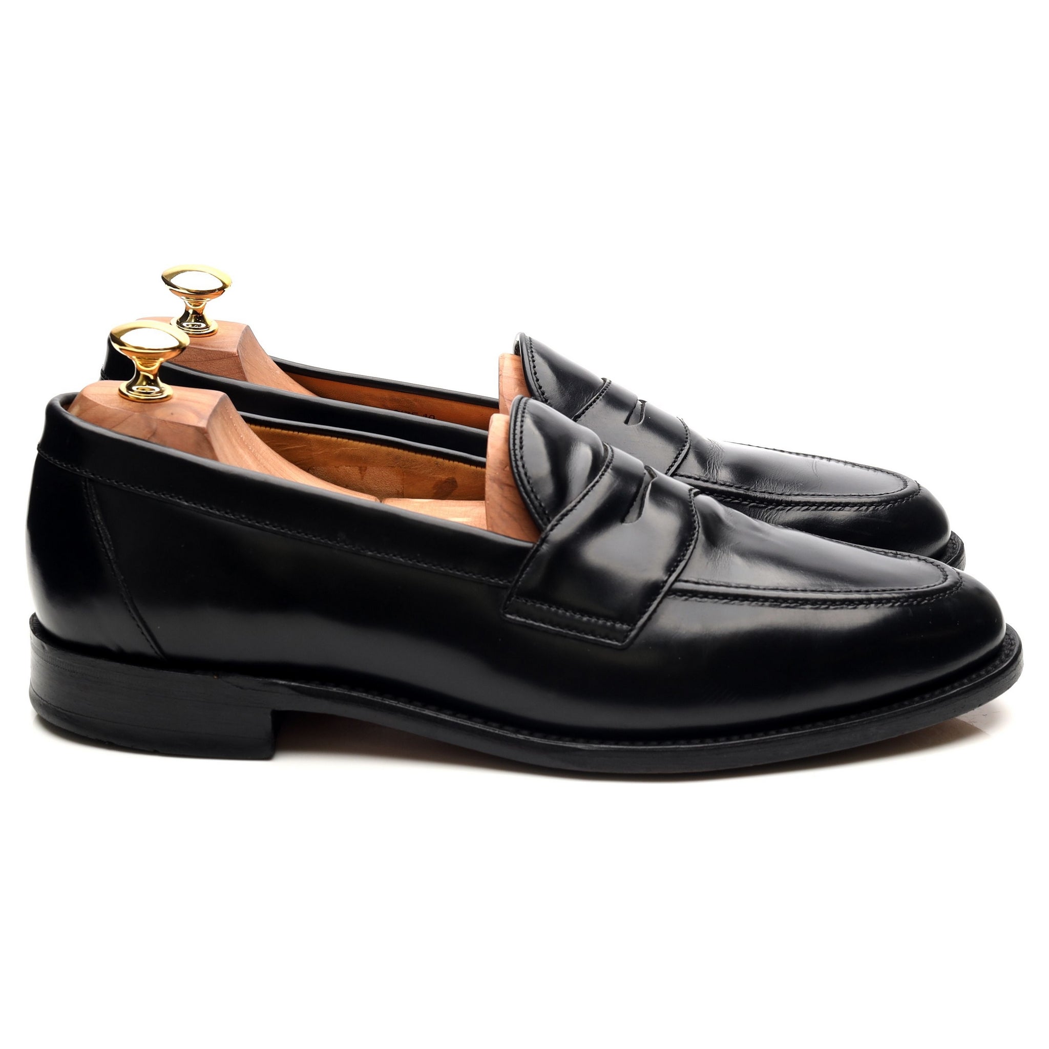 Loake Eton mocassins cuir noir 10