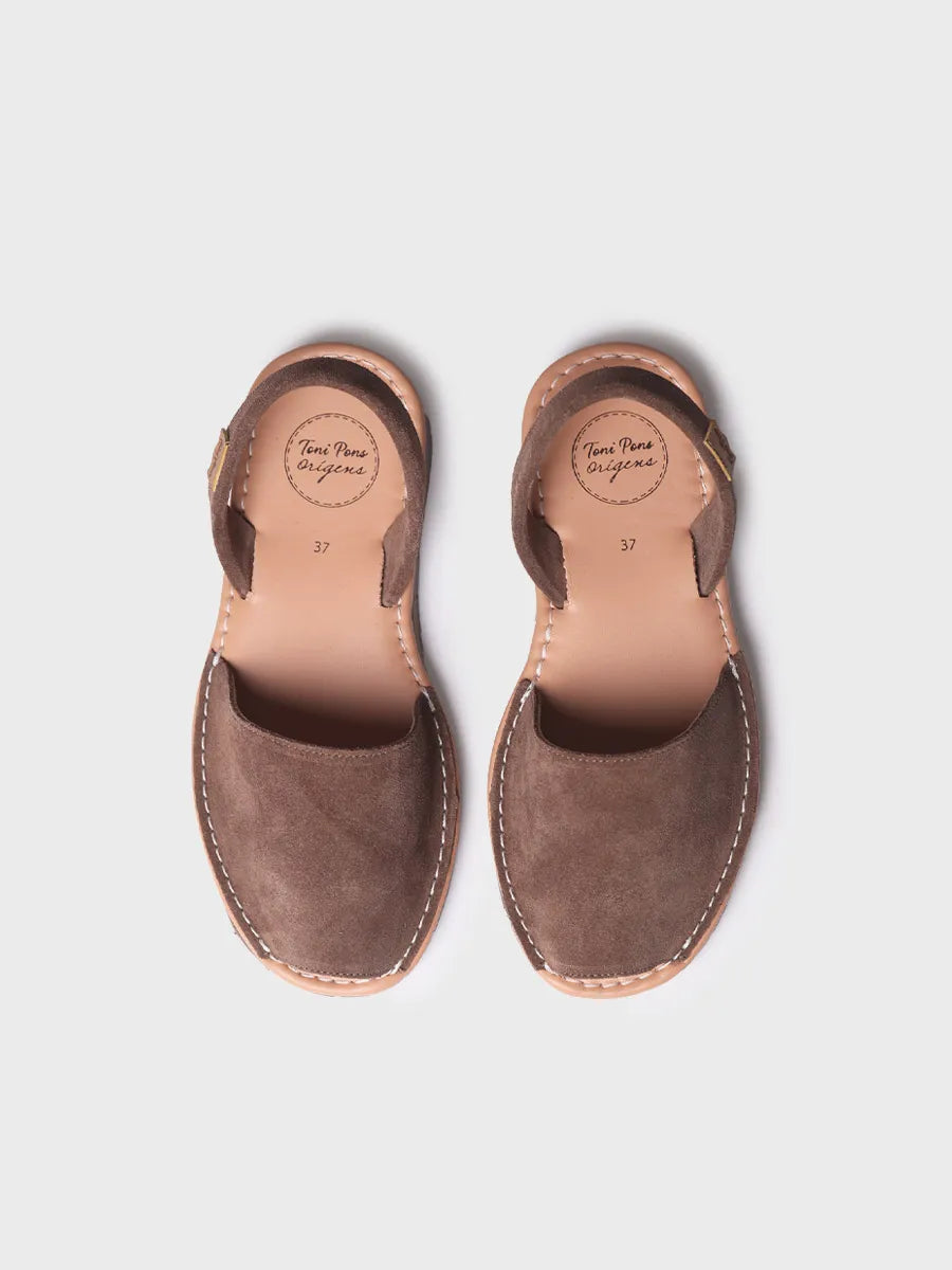 Toni Pons Mao-QT minorquines cuir taupe