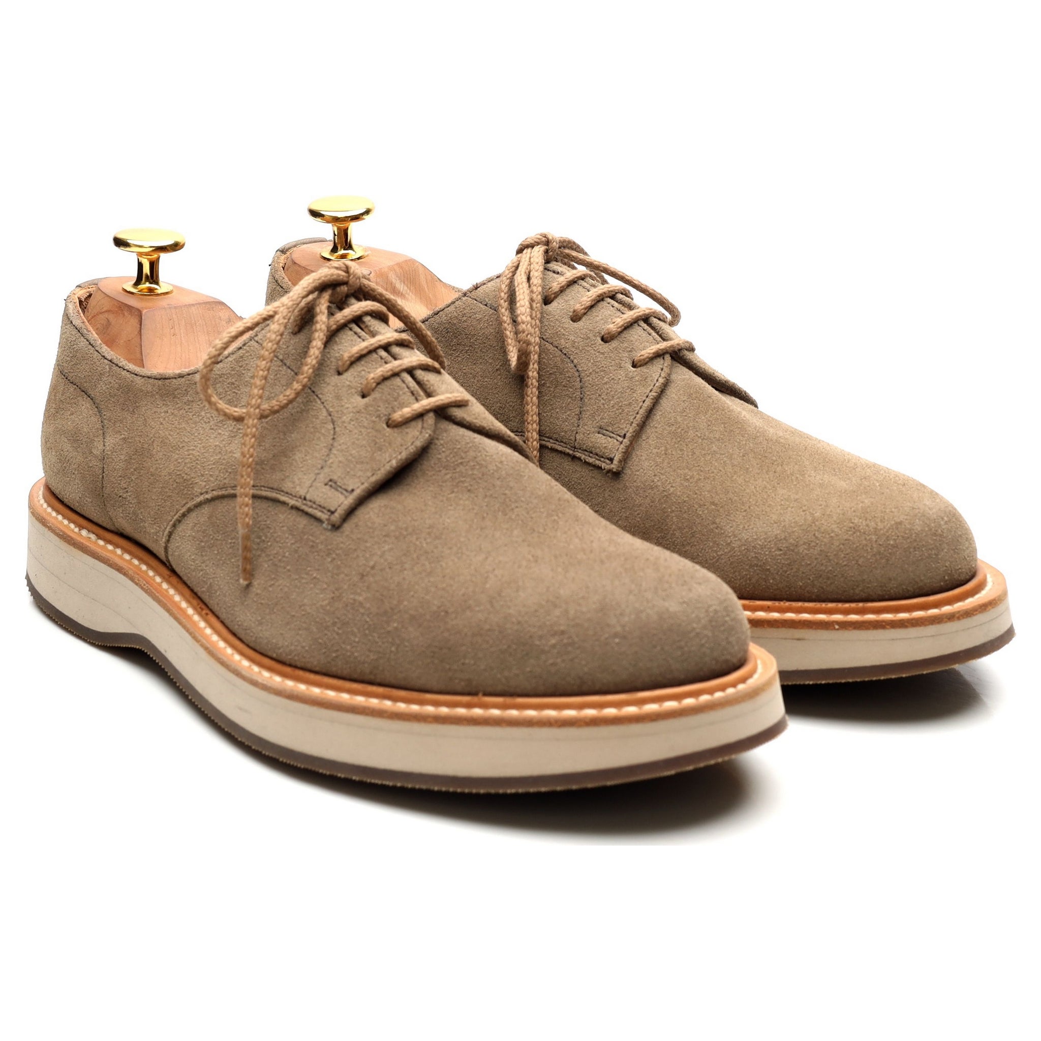 Church's Leyton 2 derby daim pierre UK 6.5