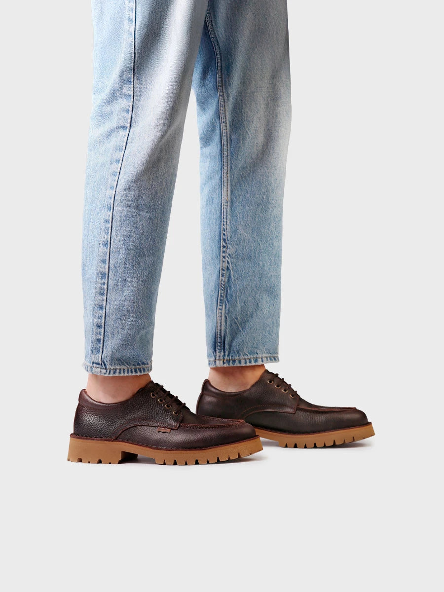Toni Pons Juli derbies cuir grainé semelle 4 cm