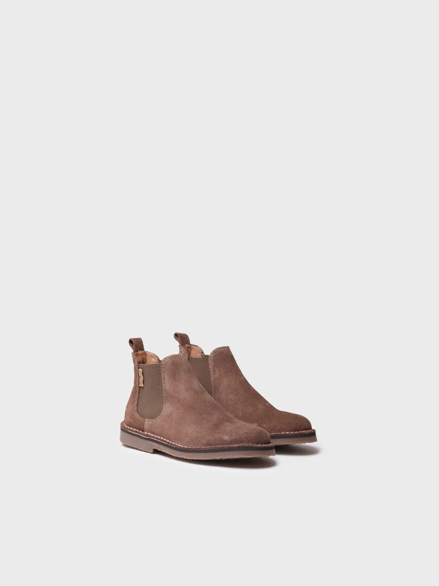 Toni Pons Cora-SY boots enfant suède taupe