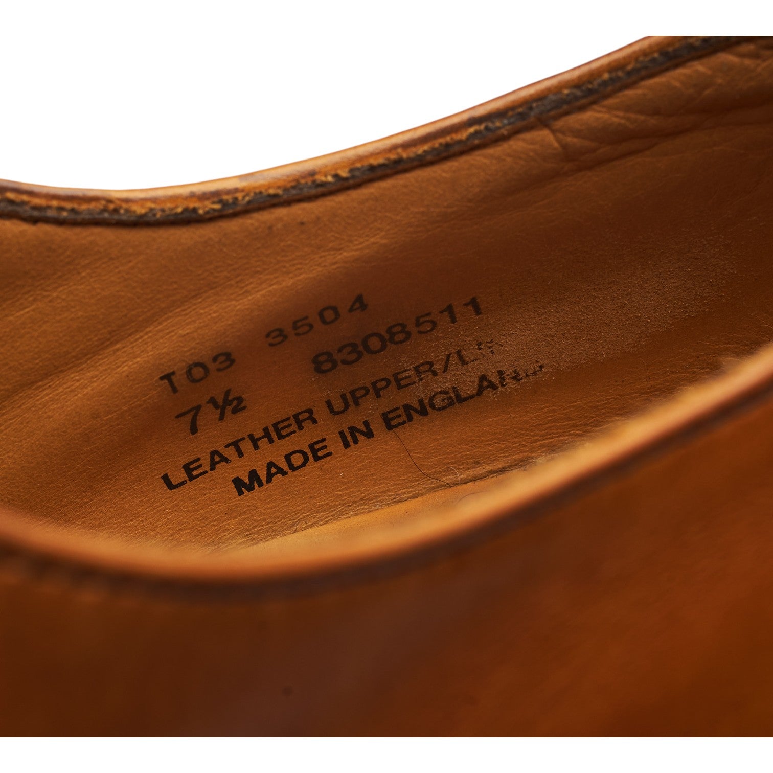 Marks & Spencer richelieu cuir marron UK 7,5 homme