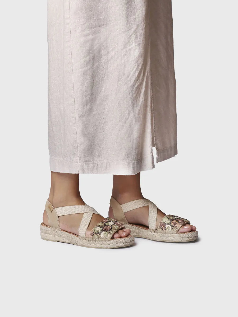 Toni Pons Eider-FS espadrille raphia multicolore