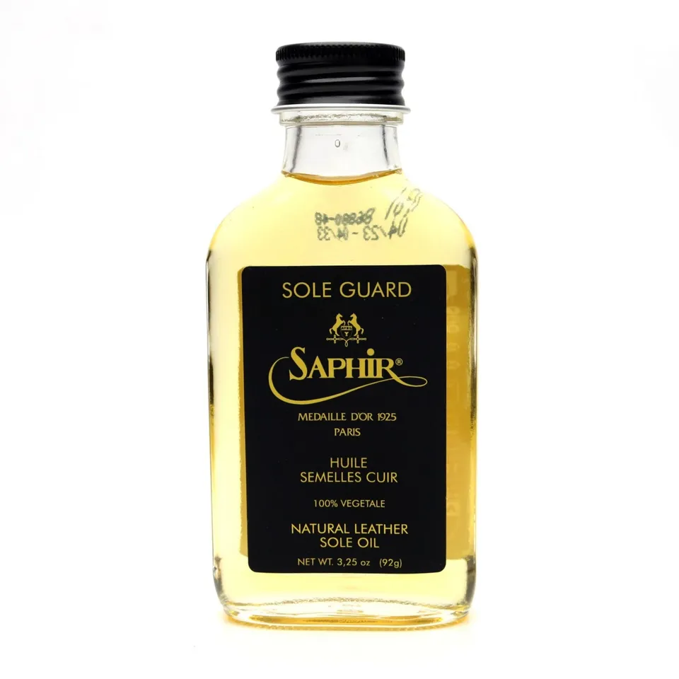 Saphir Sole Guard huile semelles cuir 100 ml imperméable