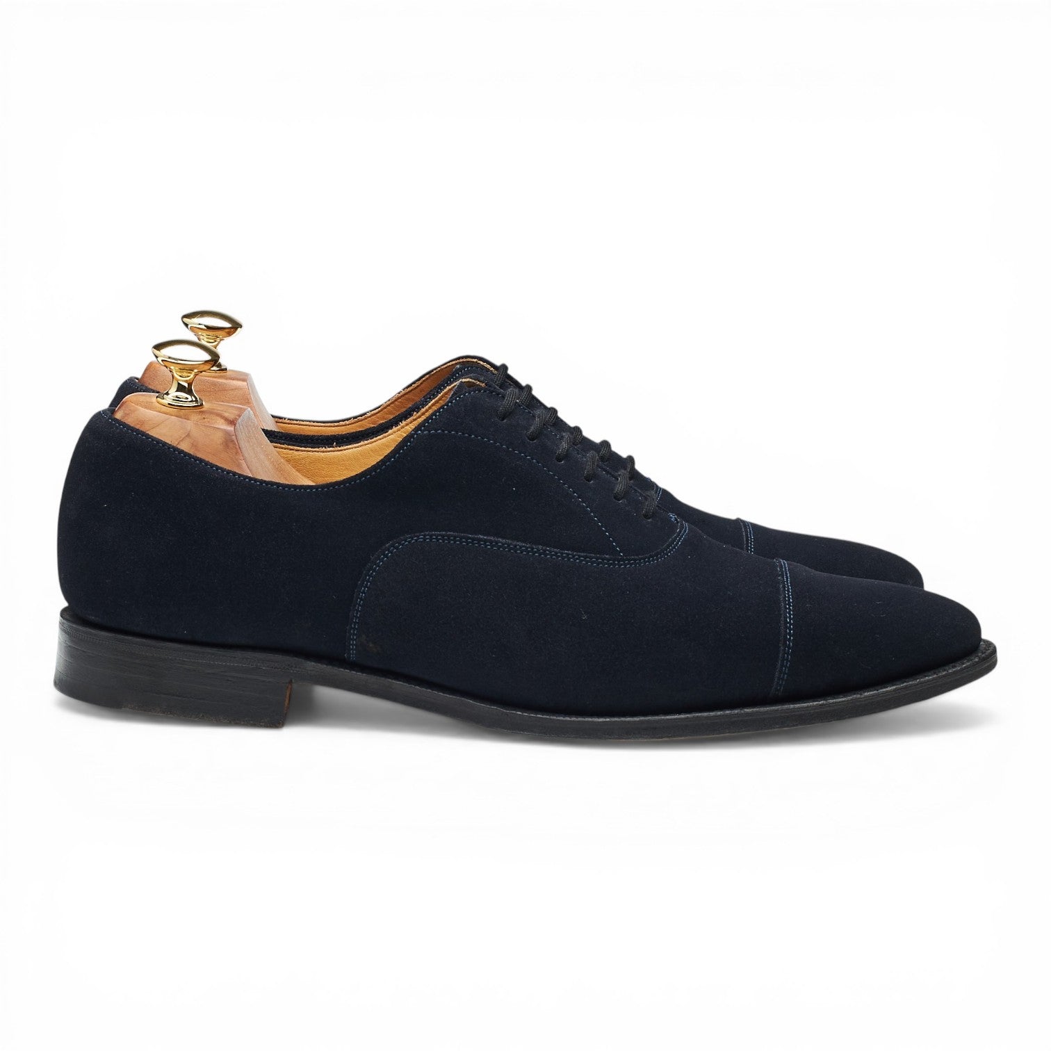 Church’s Dubai oxford daim bleu marine UK 9