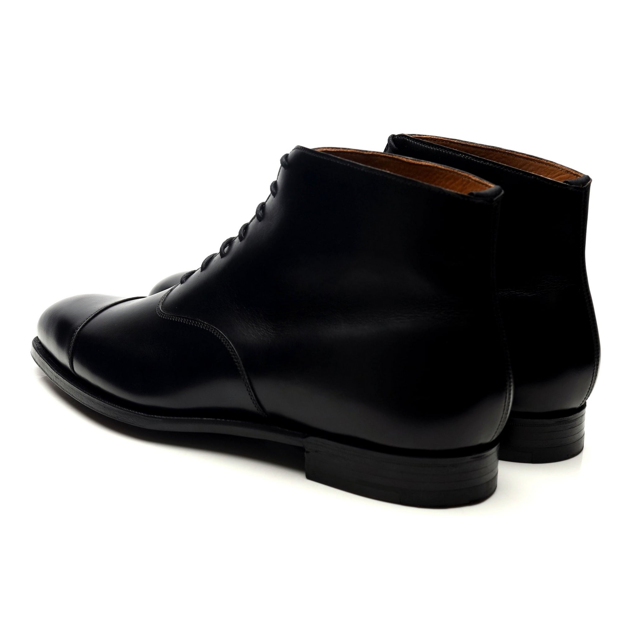 George Cleverley William boots cuir noir UK 9