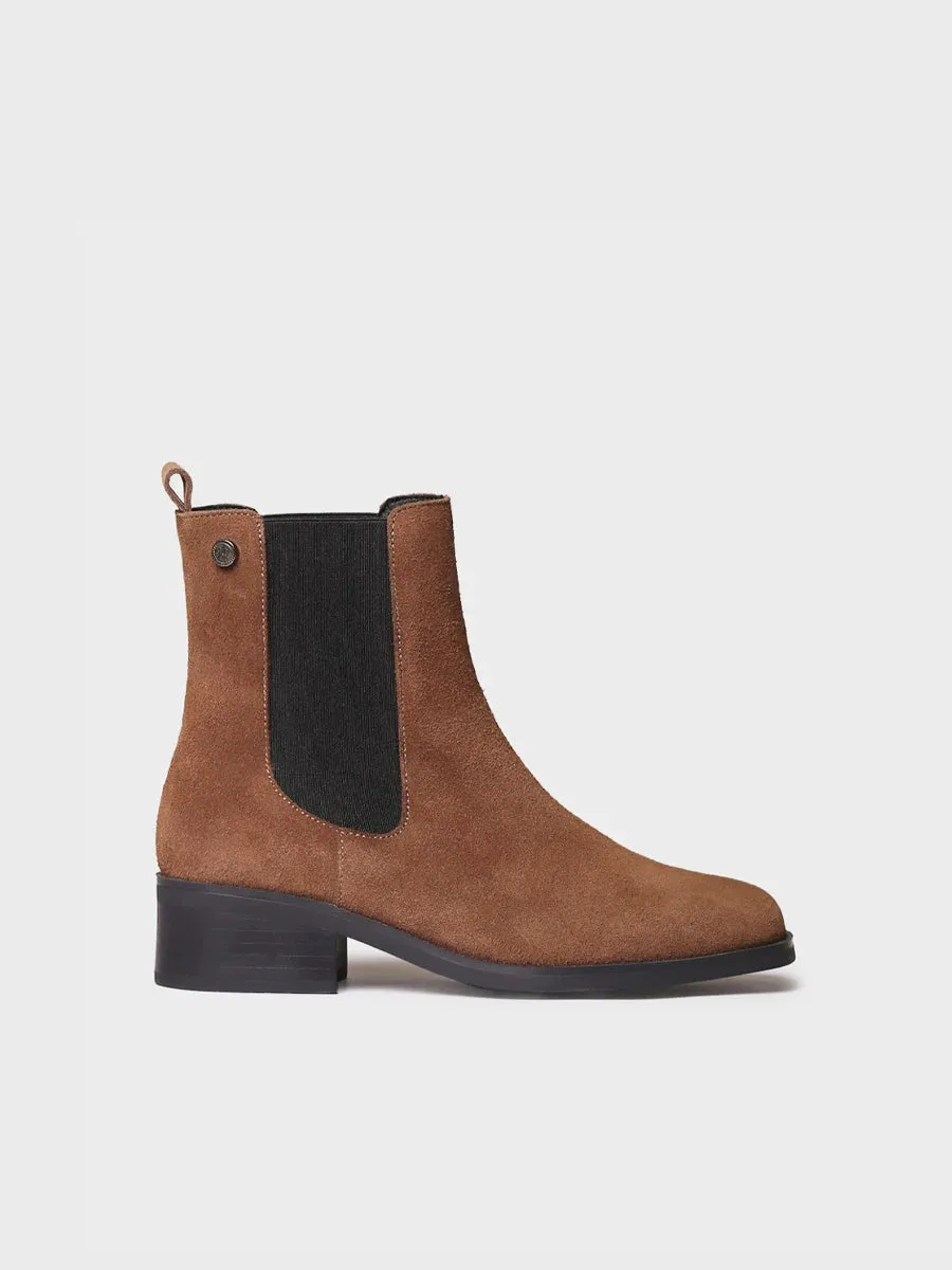 Toni Pons Tudela-SY boots chelsea daim femme