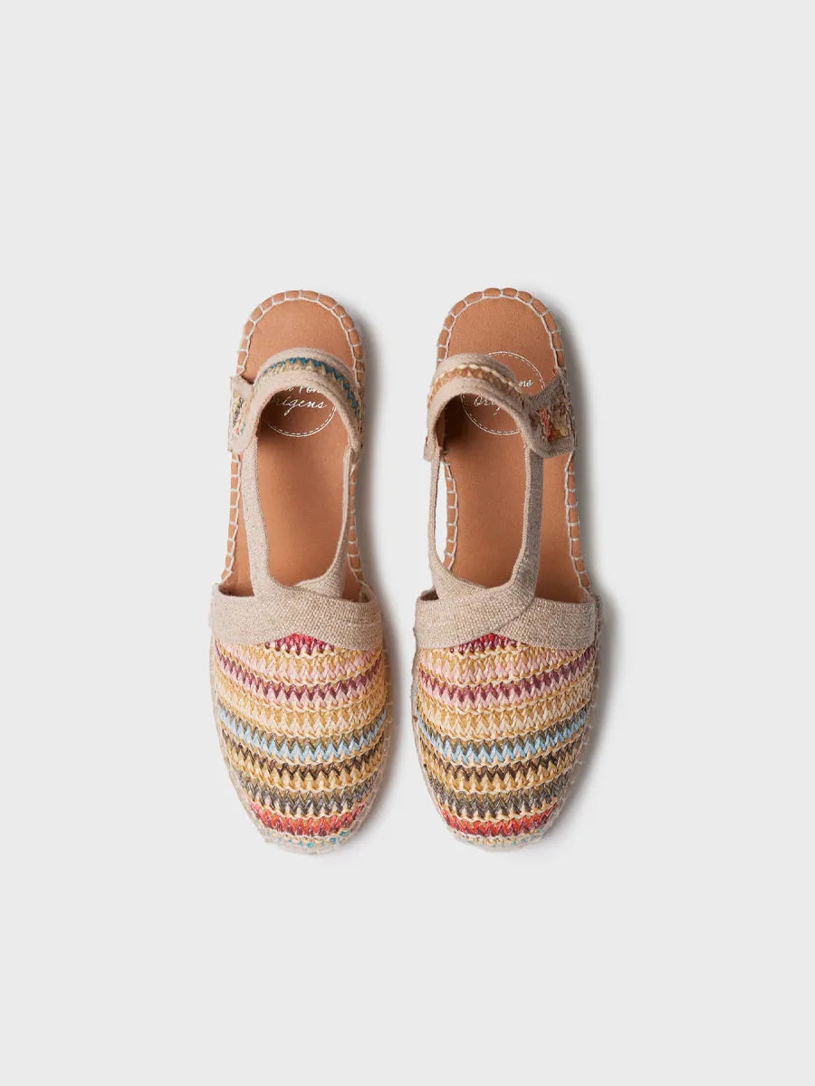 Toni Pons Terra-NM espadrilles compensées raphia