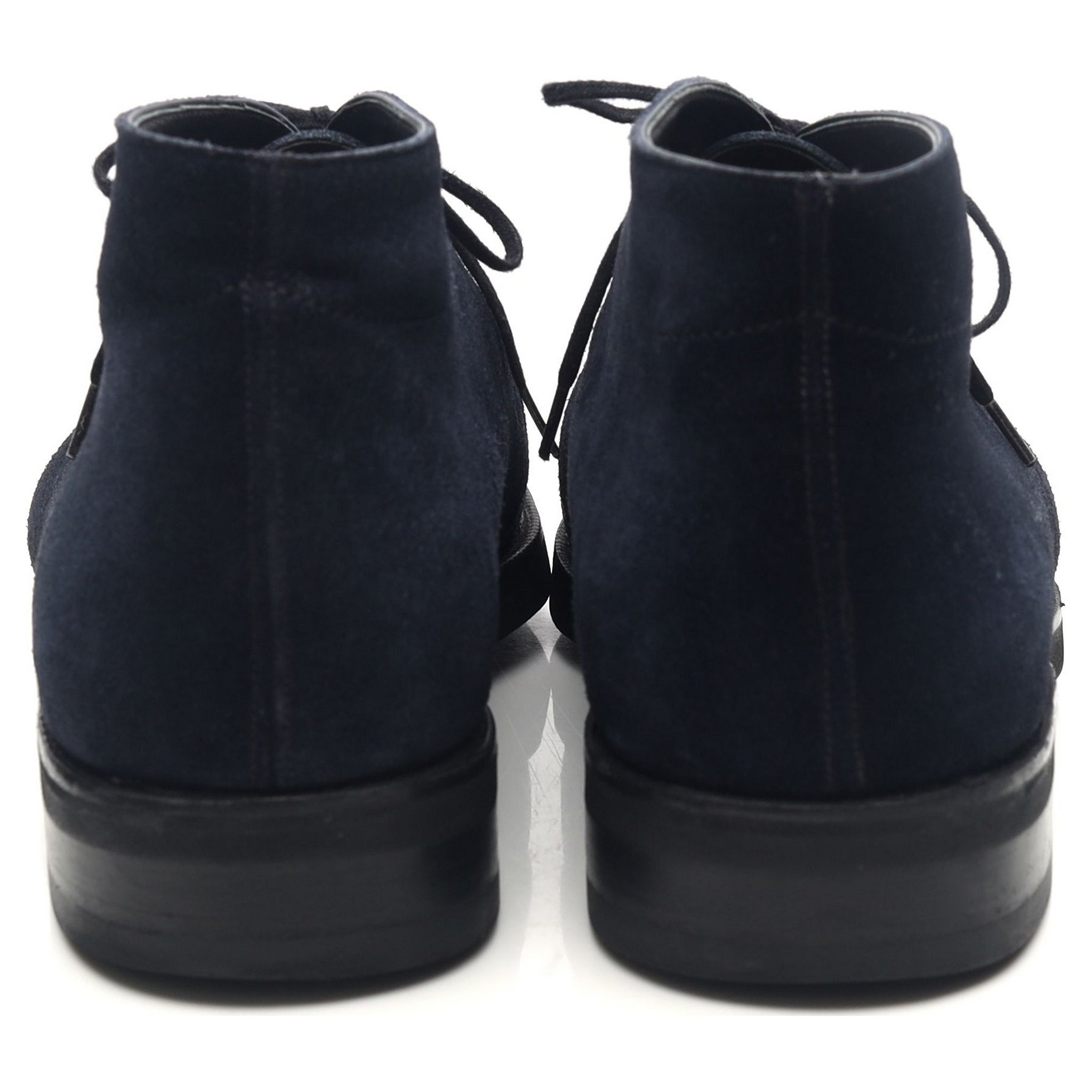 Norman Vilalta boots chukka suède bleu UK 8.5