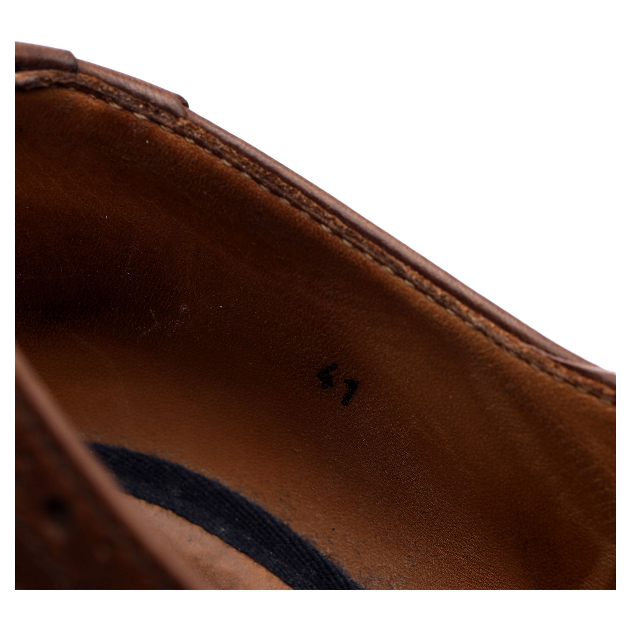 Brunello Cucinelli derbies brogues cuir marron UK 7