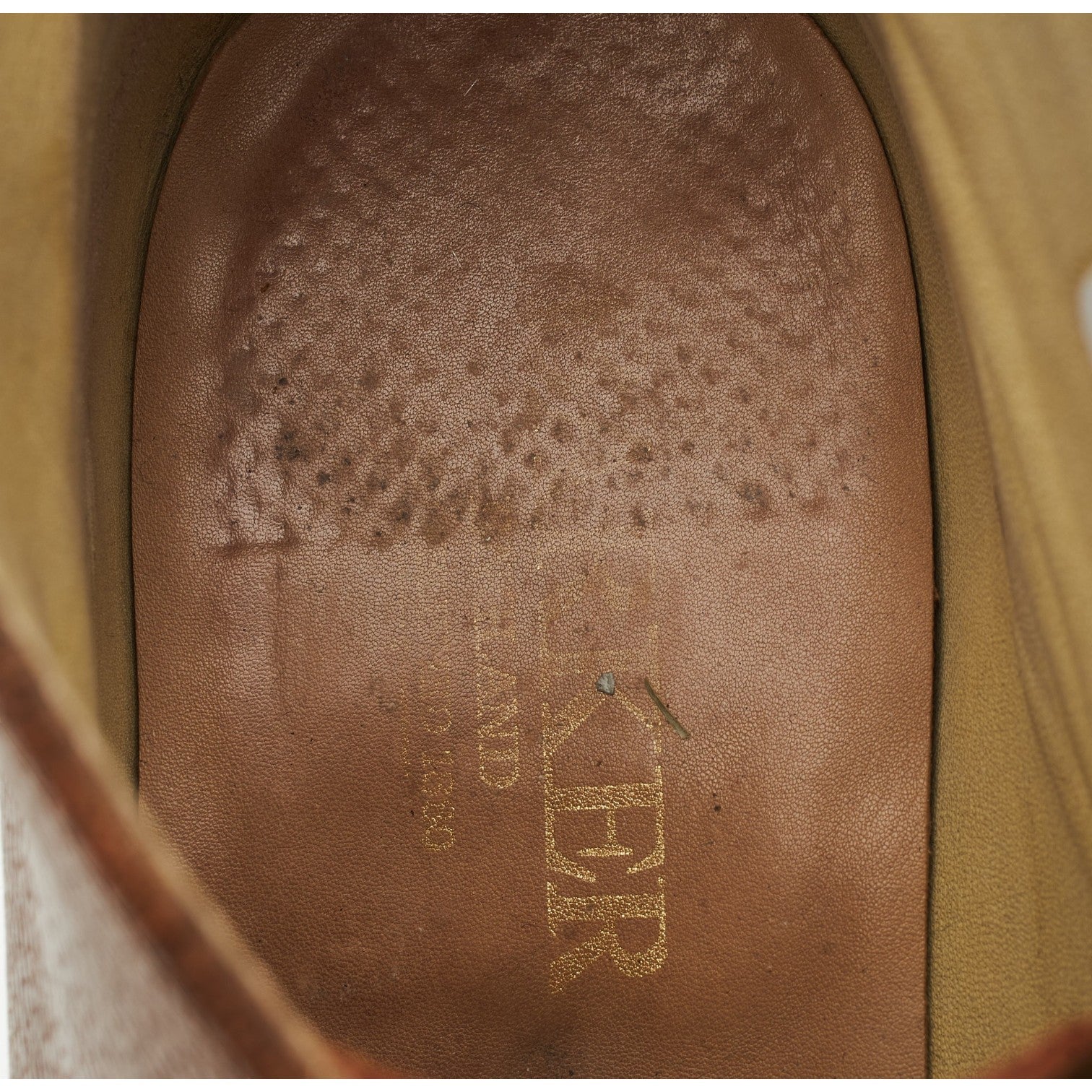 Barker Orkney bottines chukka cuir grainé marron UK 9.5
