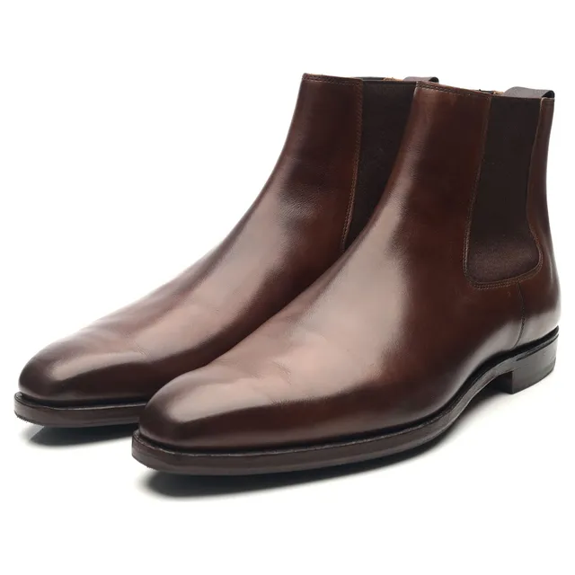 Crockett & Jones Lingfield chelsea boots cuir marron UK 7