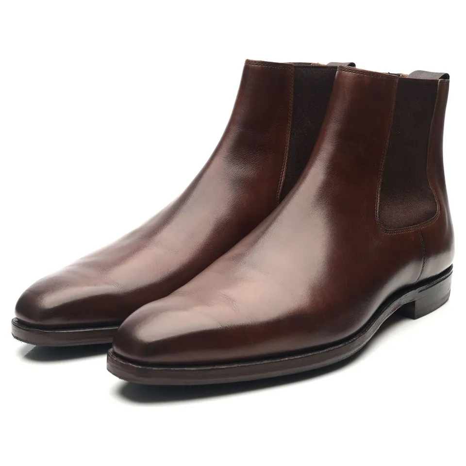 Crockett & Jones Lingfield chelsea boots cuir marron UK 7