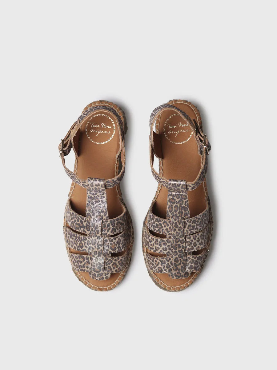 Toni Pons Estela-LE espadrille imprimé animal
