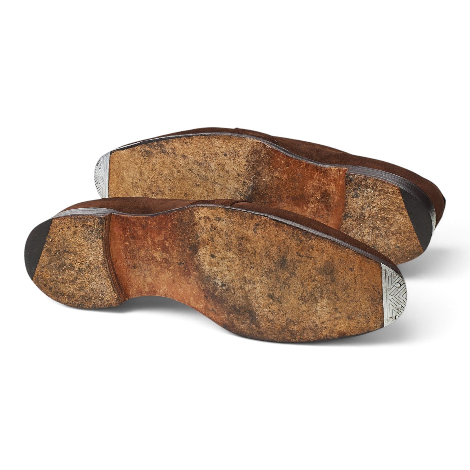 Gieves & Hawkes mocassins marron foncé UK 9 suède