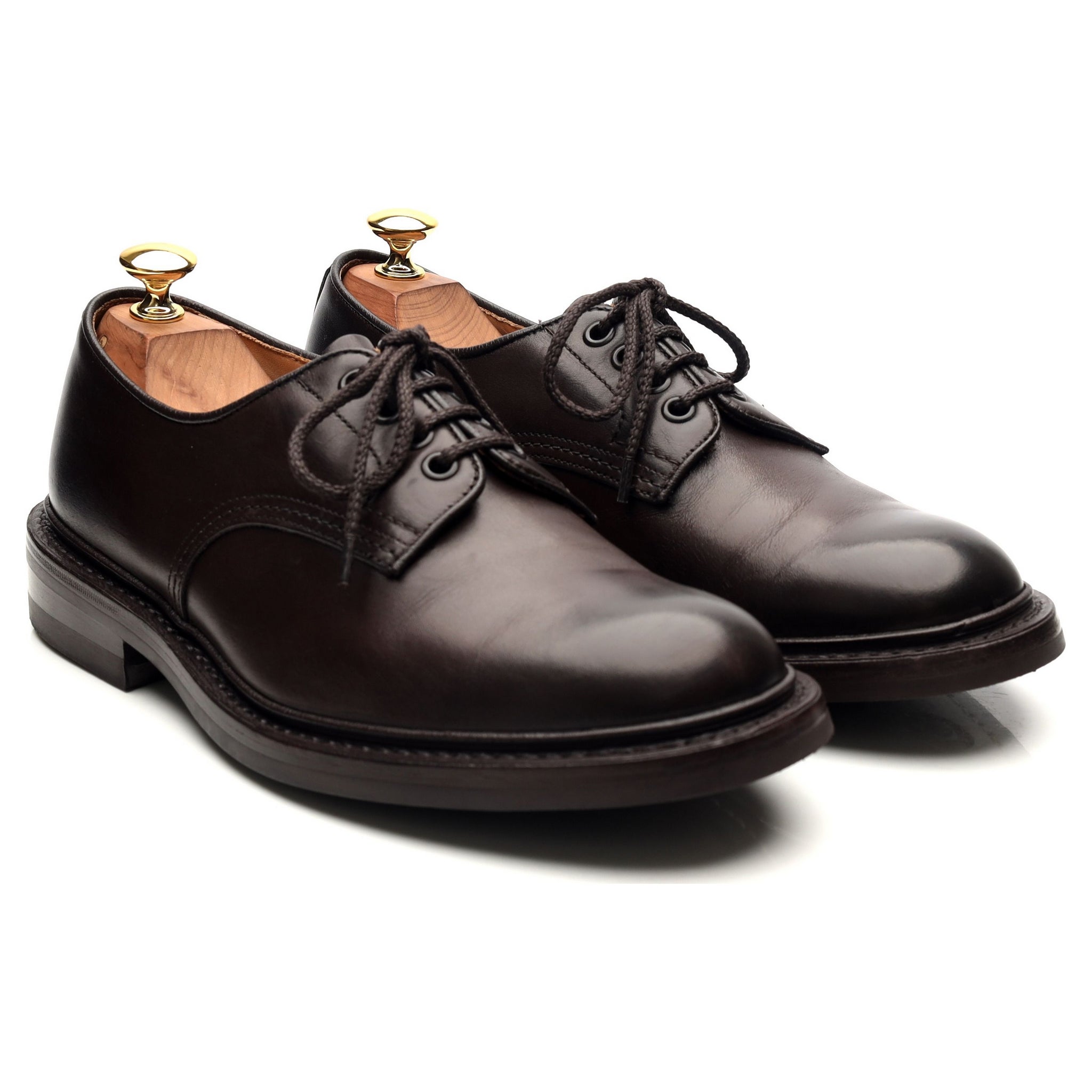 Tricker's Daniel derbys cuir marron foncé 7 UK