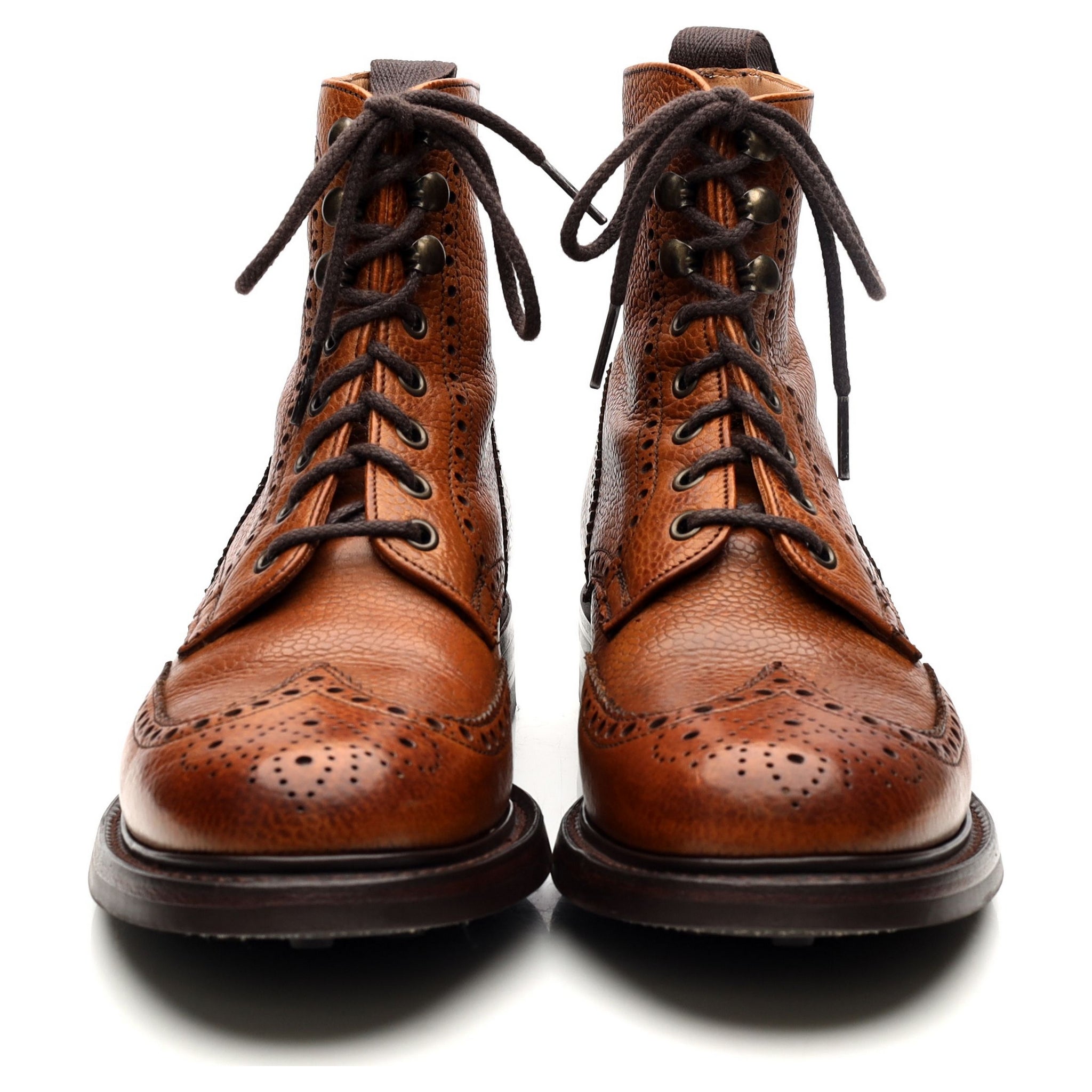 Cheaney Olivia bottines brogues cuir marron 38