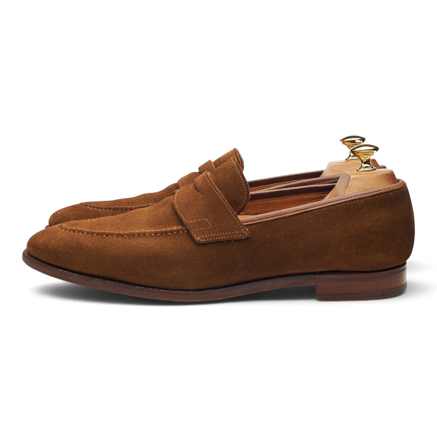 Crockett & Jones Sydney mocassins marron 9,5 daim