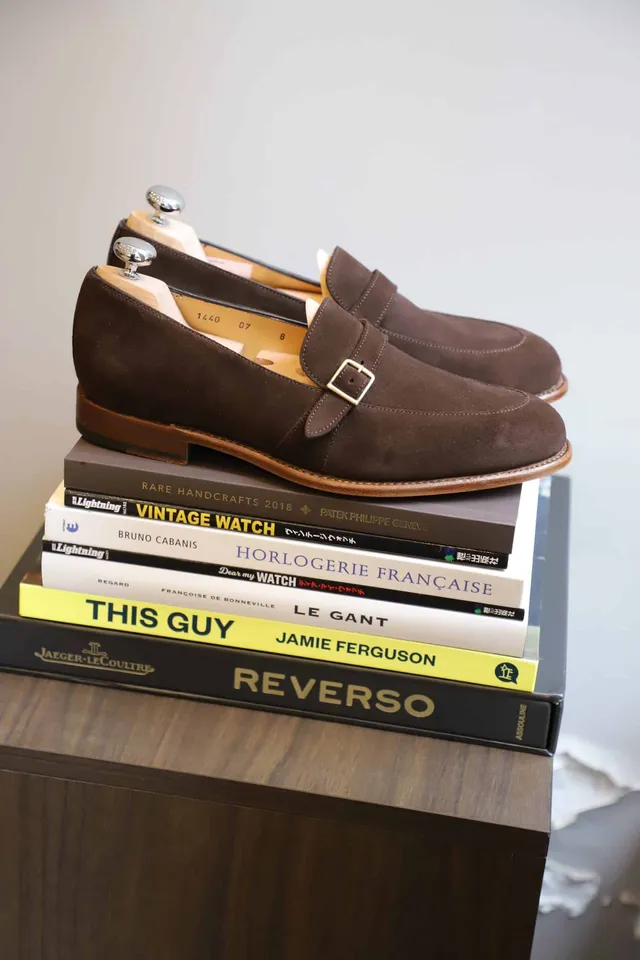Malfroid Villalys Superleggera mocassin cuir velours