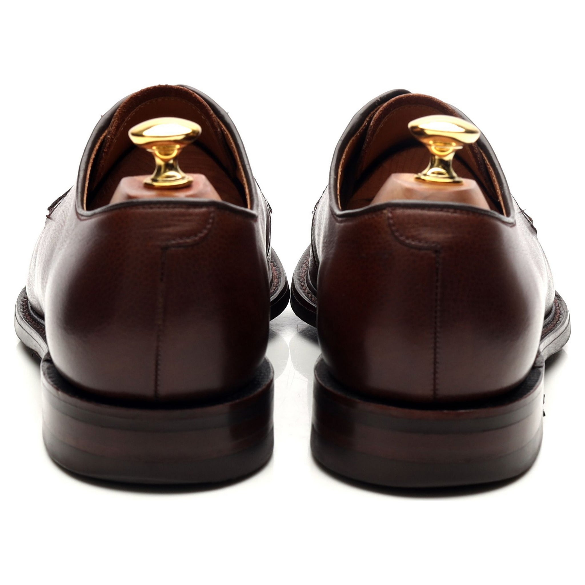 Loake 1880 derby cuir grain marron 9