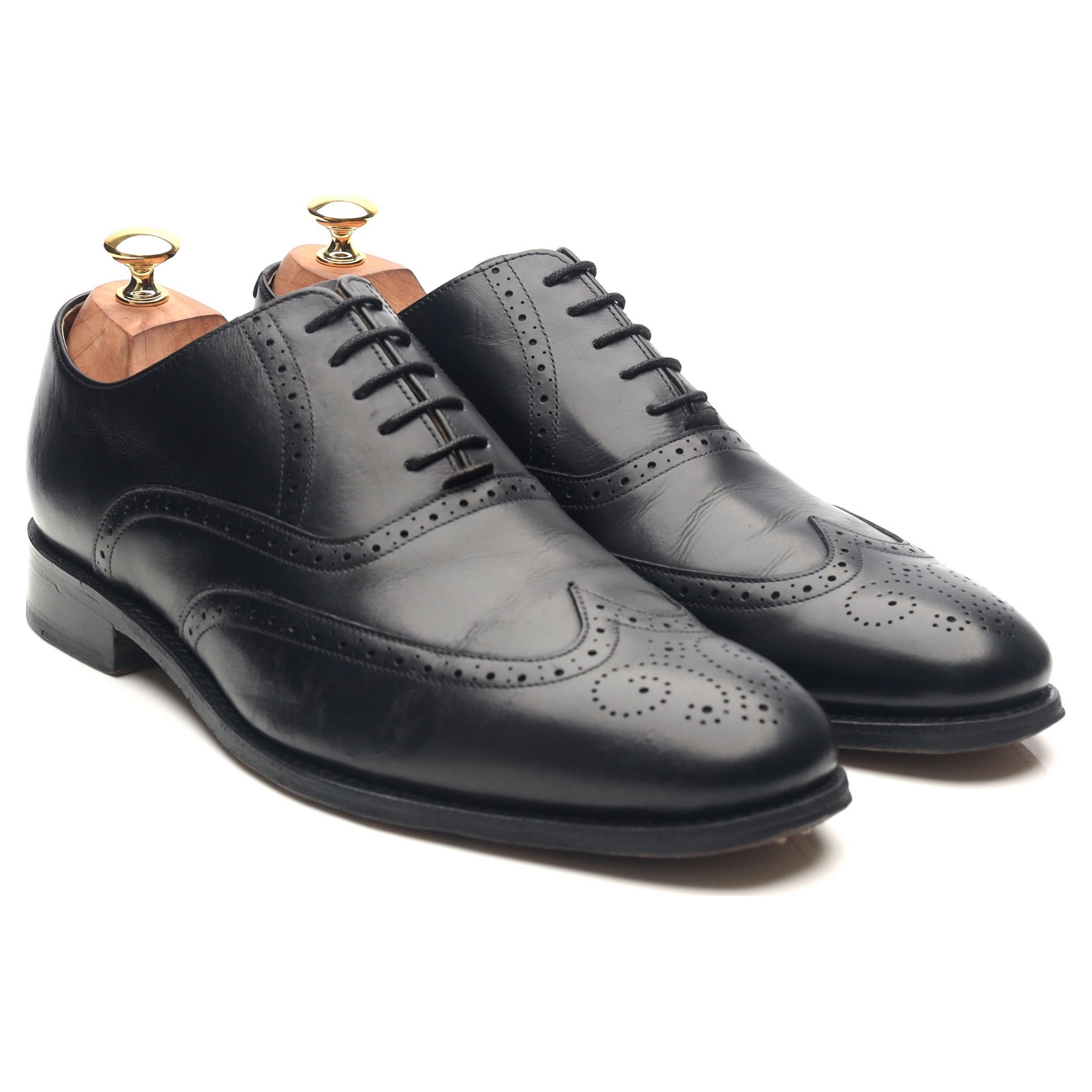 Barker brogues cuir noir pointure UK 10