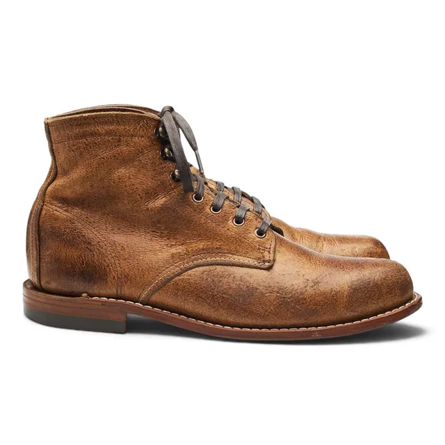 Wolverine 1000 Mile Boots cuir marron pointure UK 10
