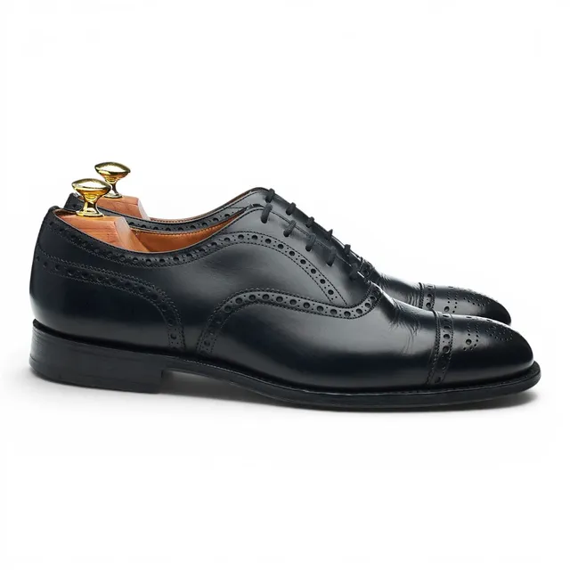 Church's Diplomat Oxford cuir noir pointure UK 8