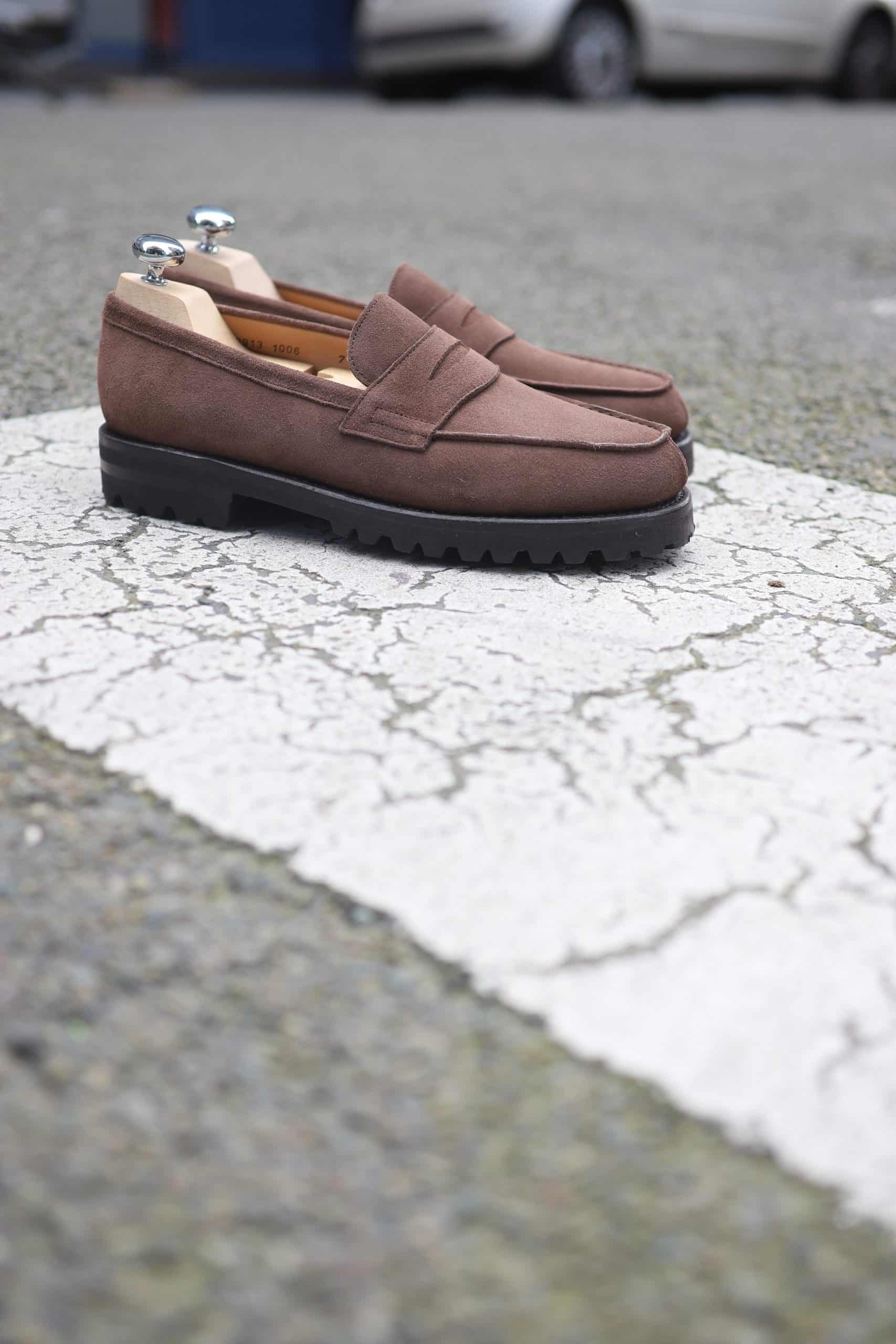 Malfroid Tilsitt II penny loafer daim semelle gomme