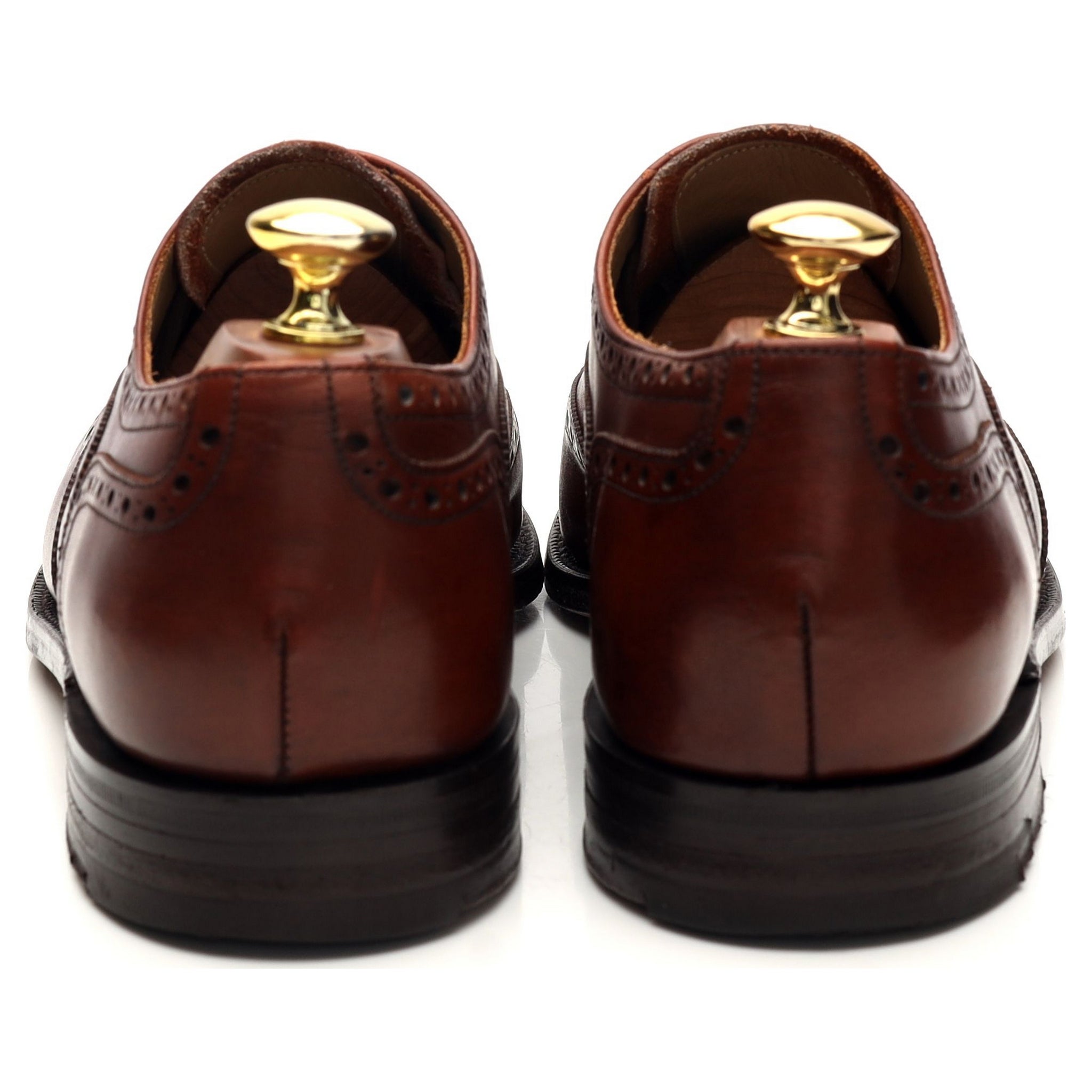 Barker 682326 oxford brogue cuir marron clair UK 8