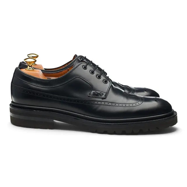 Wildsmith 9068 derbys cuir noir UK 8