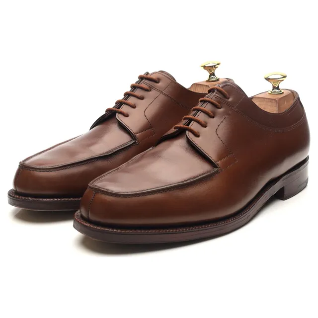 John Lobb Barros Derby cuir marron UK 8.5 large