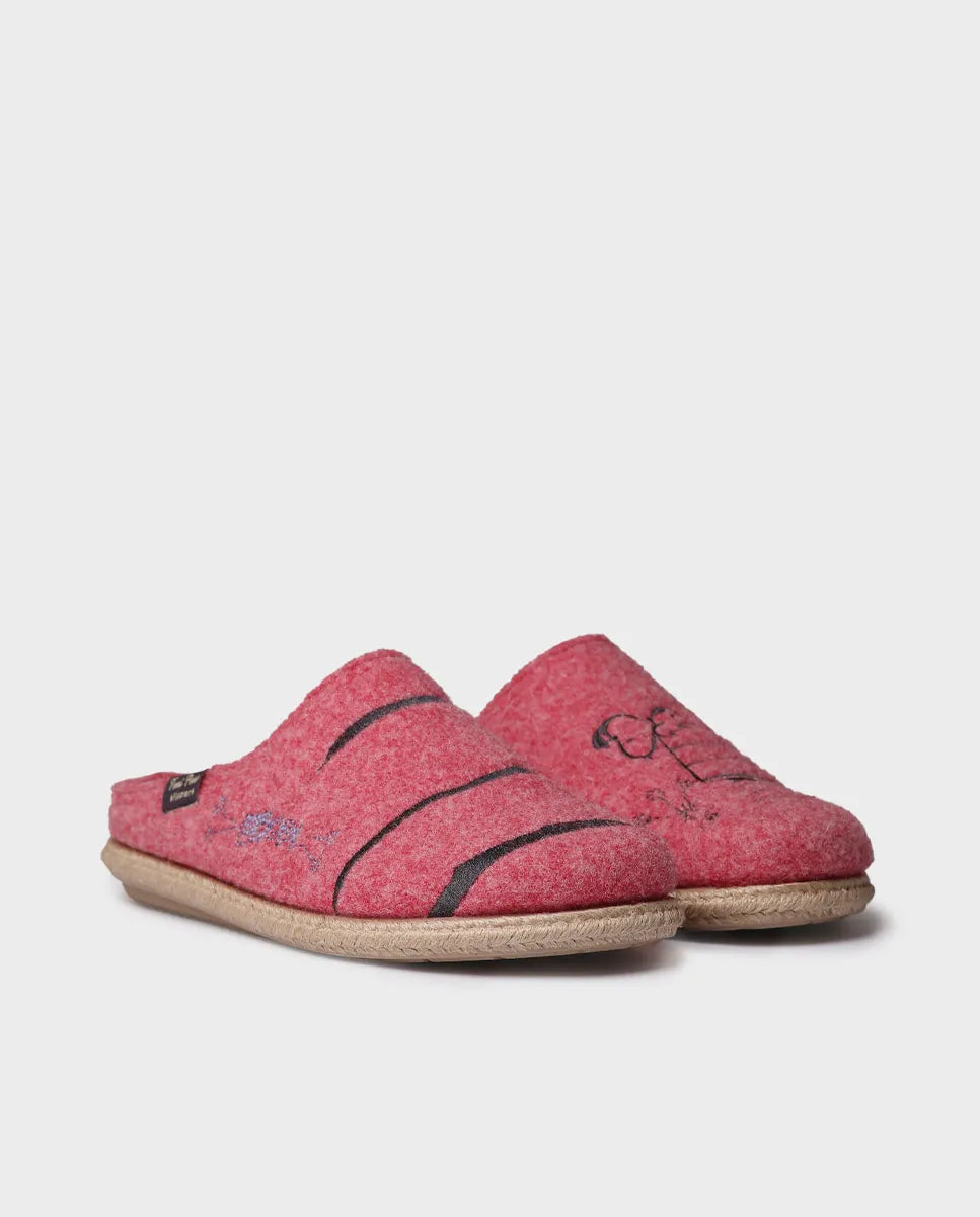 Toni Pons Snoopy mules femme en feutre