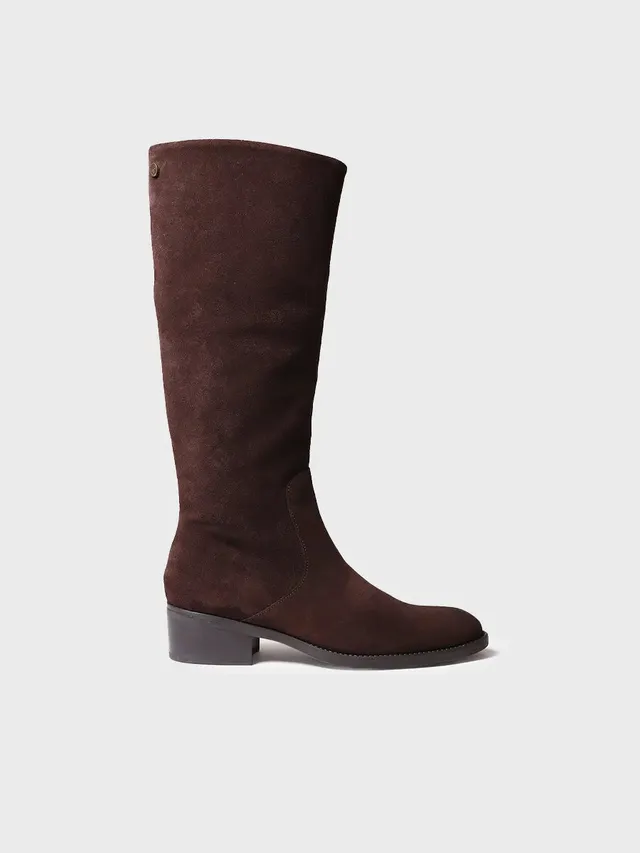 Toni Pons TIROL-SY botte haute daim marron