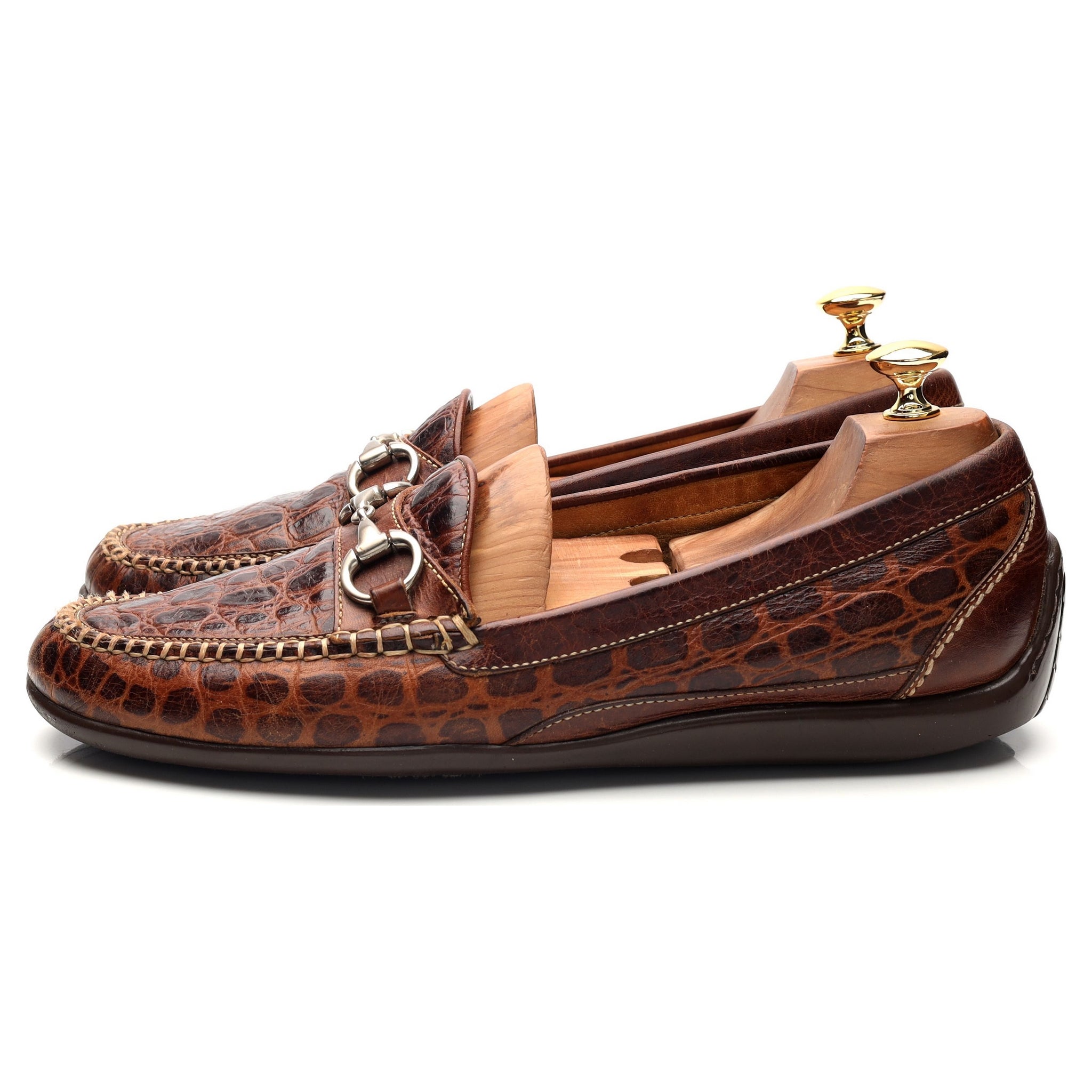 Martin Dingman Saxon mocassin cuir marron 9.5 UK