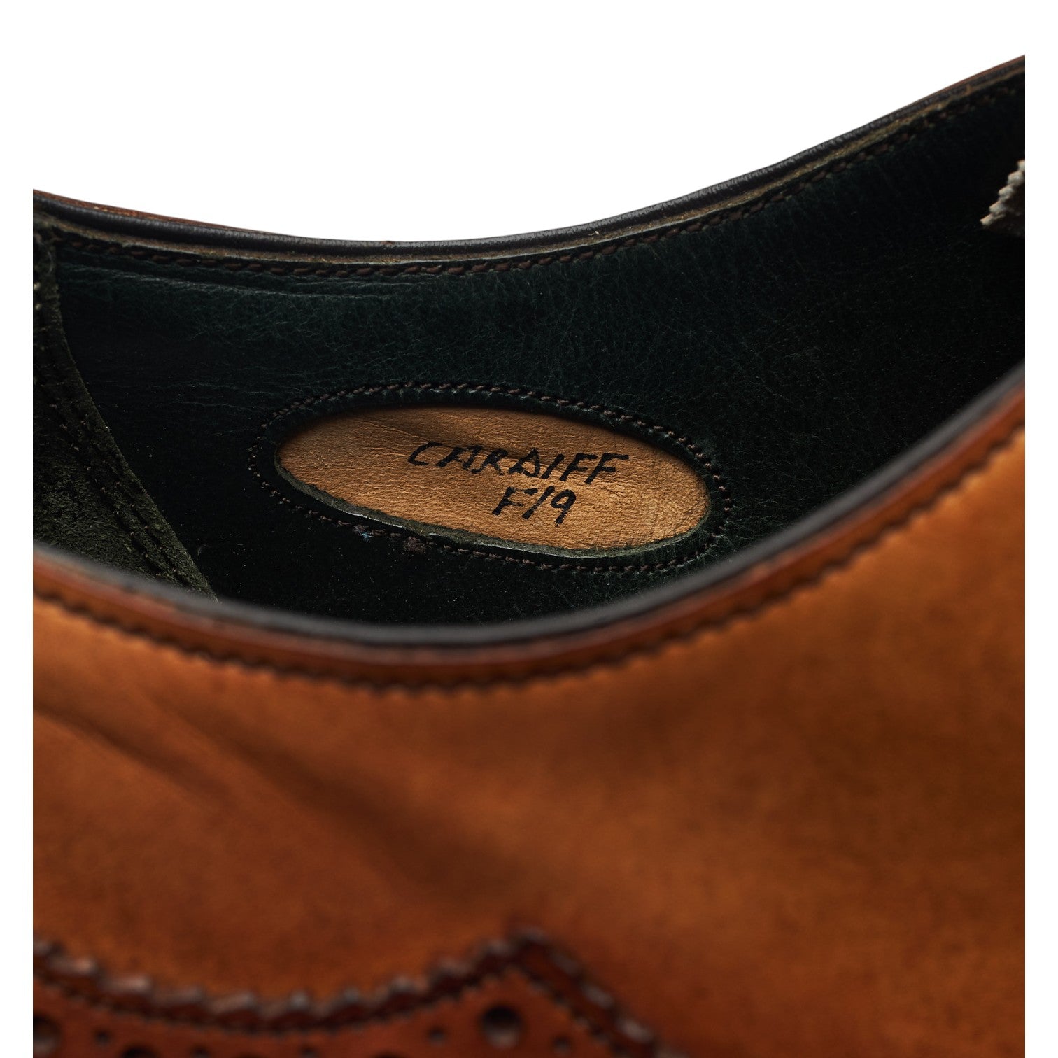 Cheaney Cardiff richelieu brogue cuir marron clair UK 9 F