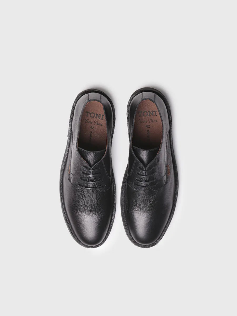 Toni Pons Jeff-PO derbie homme cuir noir 3 cm