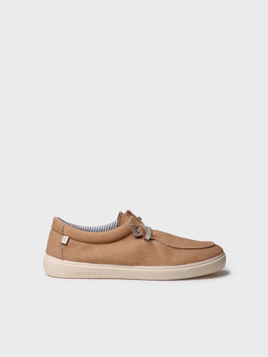 Toni Pons Ian espadrilles homme toile camel vegan