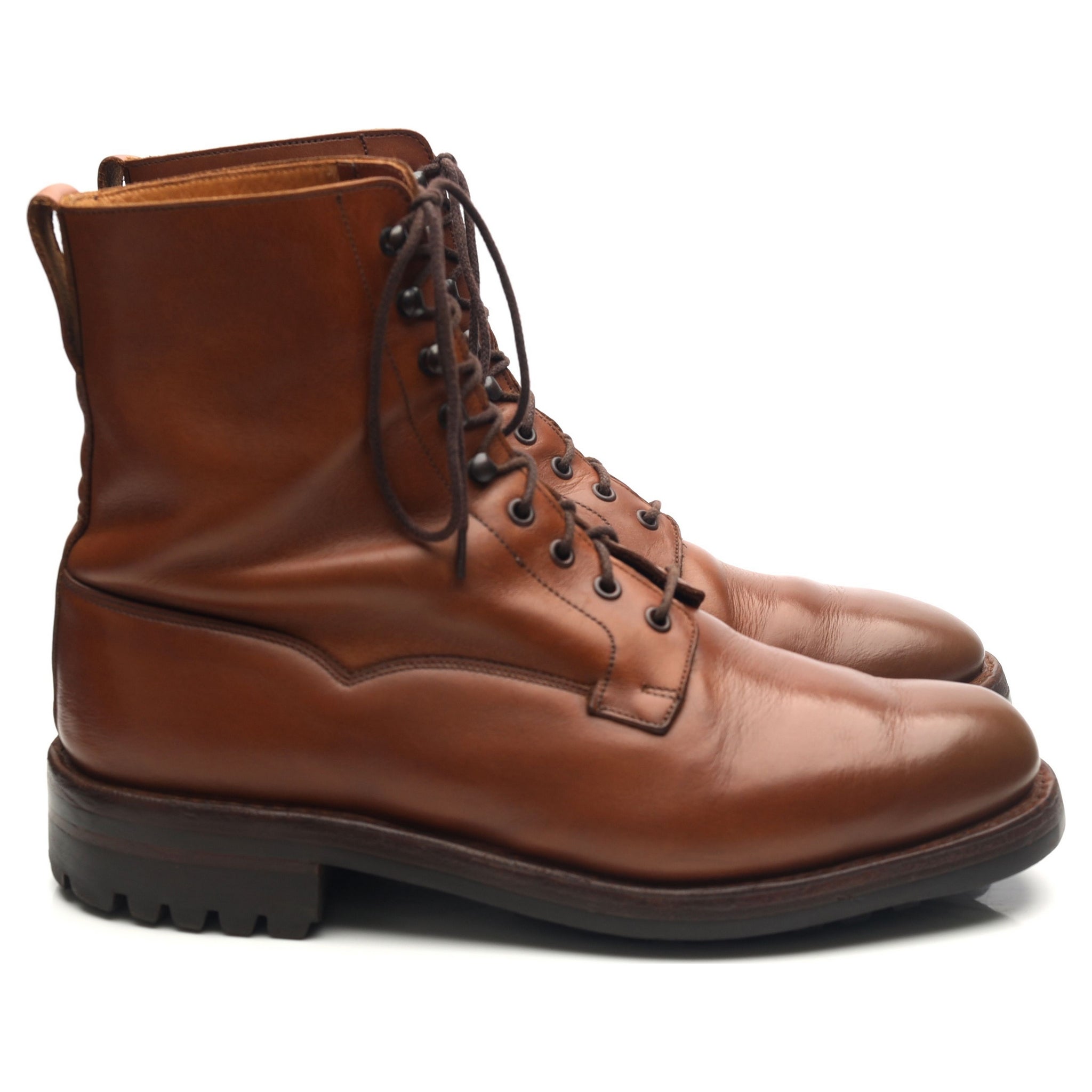 Crockett & Jones Snowdon boots cuir gras marron UK 9 E