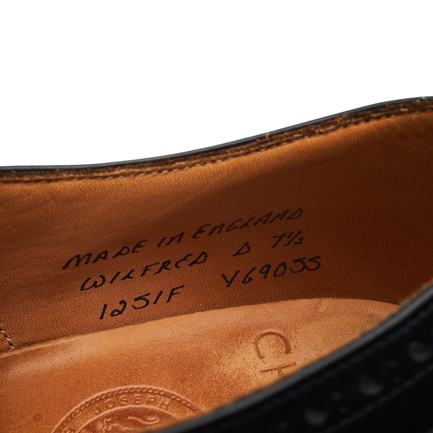 Cheaney Wilfred oxford cuir noir UK 7.5
