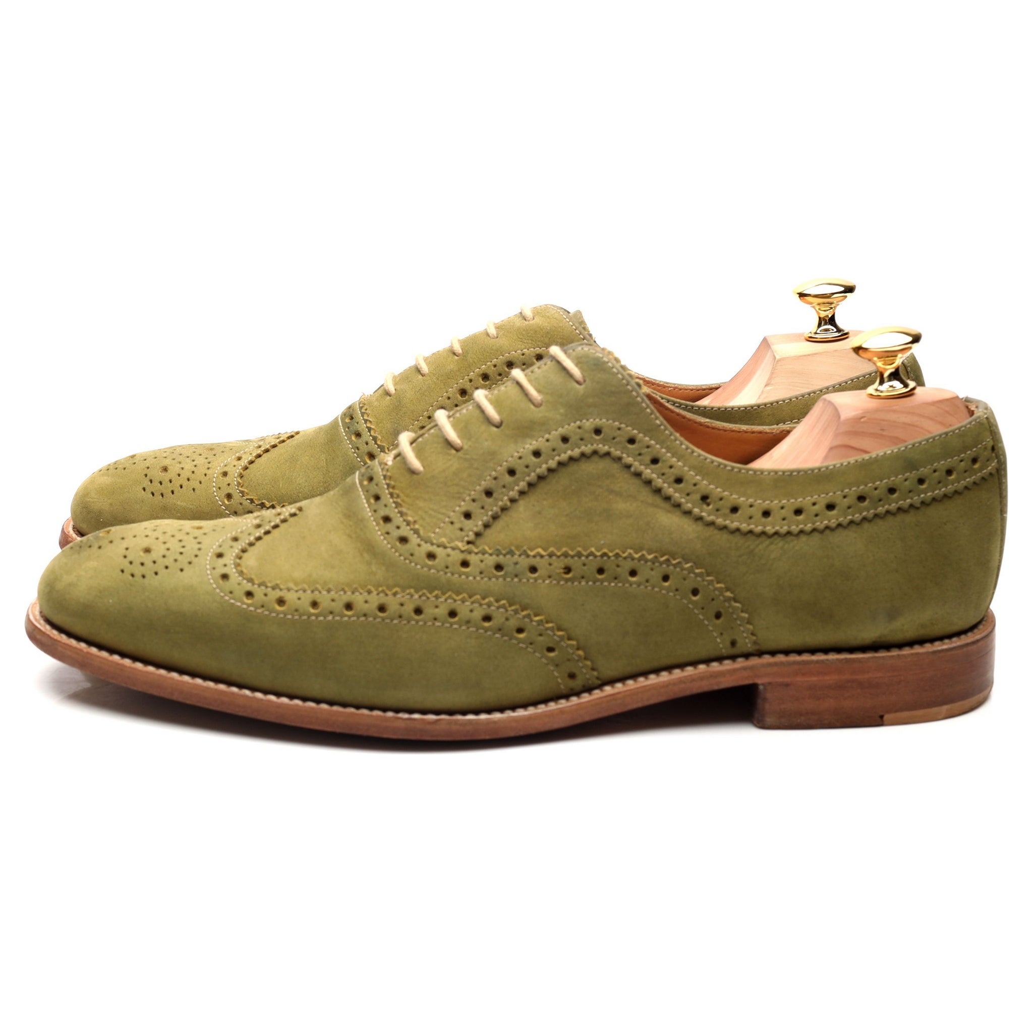 Loake Tye richelieu nubuck vert UK 11