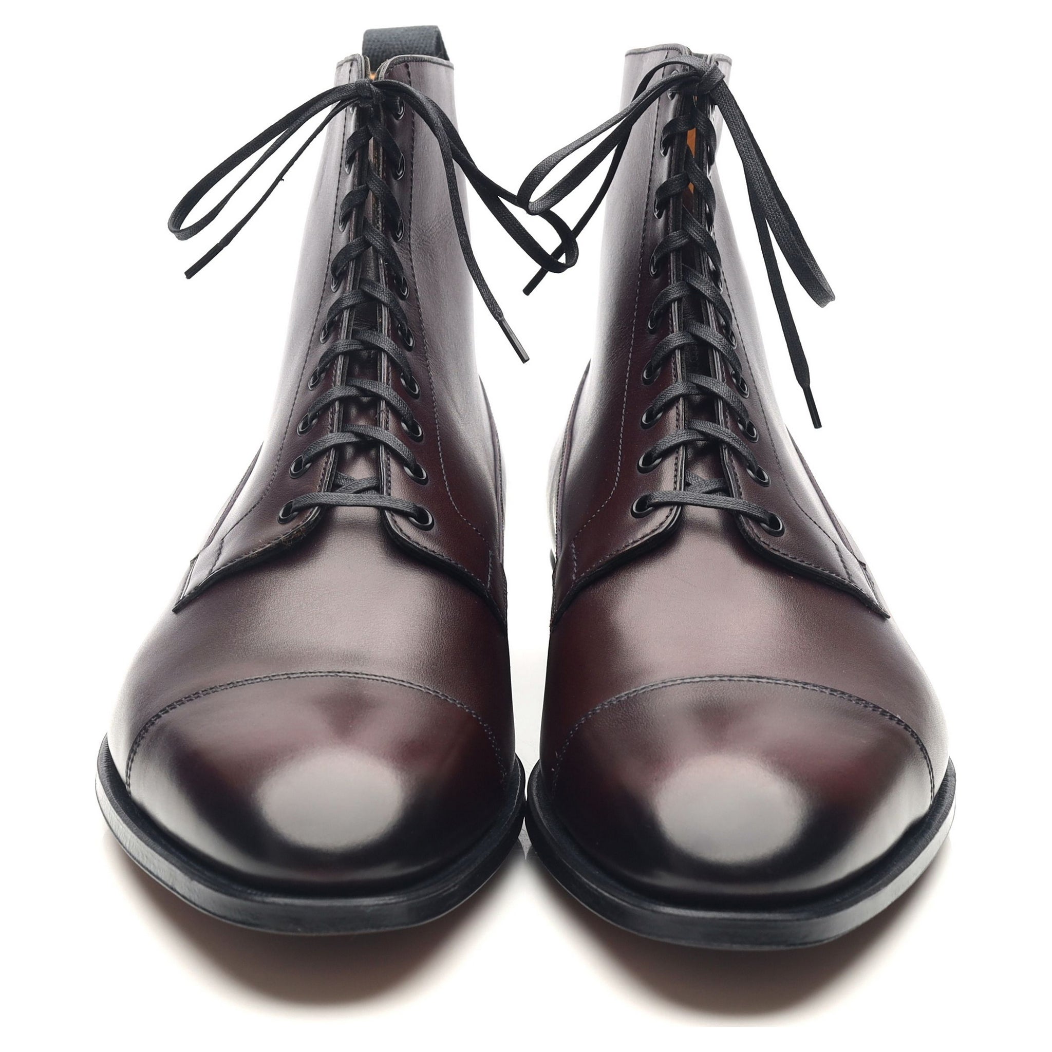 Edward Green Albion bottines cuir bordeaux UK 8