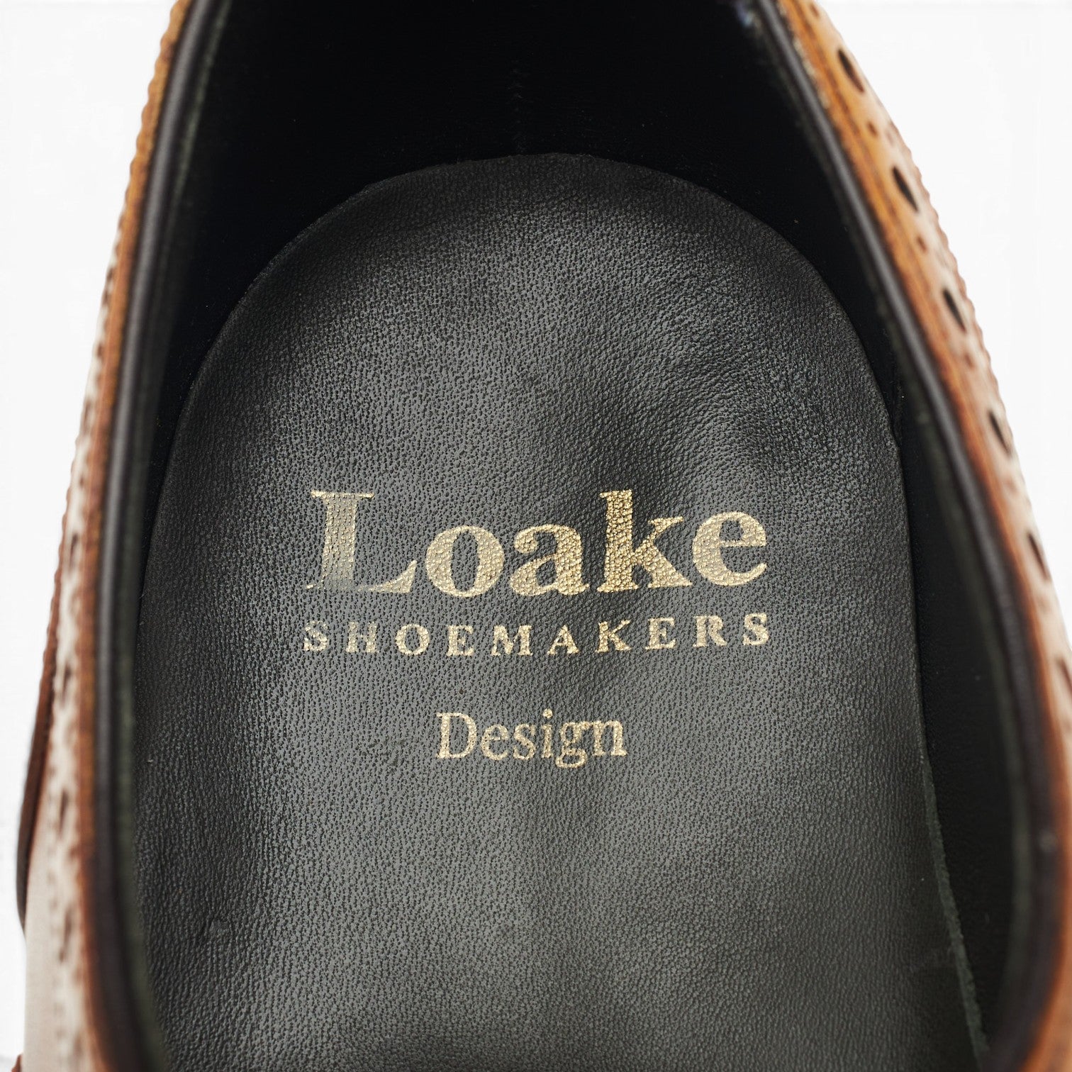 Loake Design Kerridge richelieu cuir marron UK 7