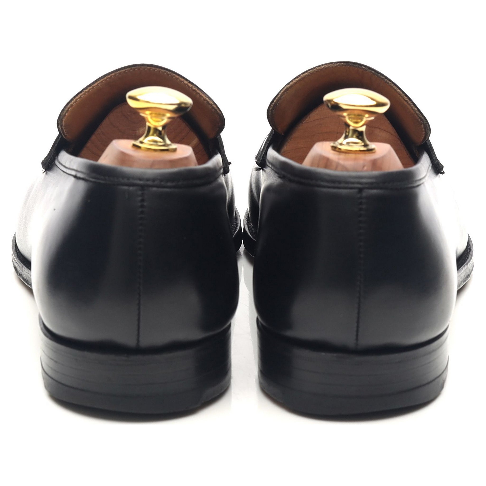 Crockett & Jones Merton mocassins cuir noir UK 8.5