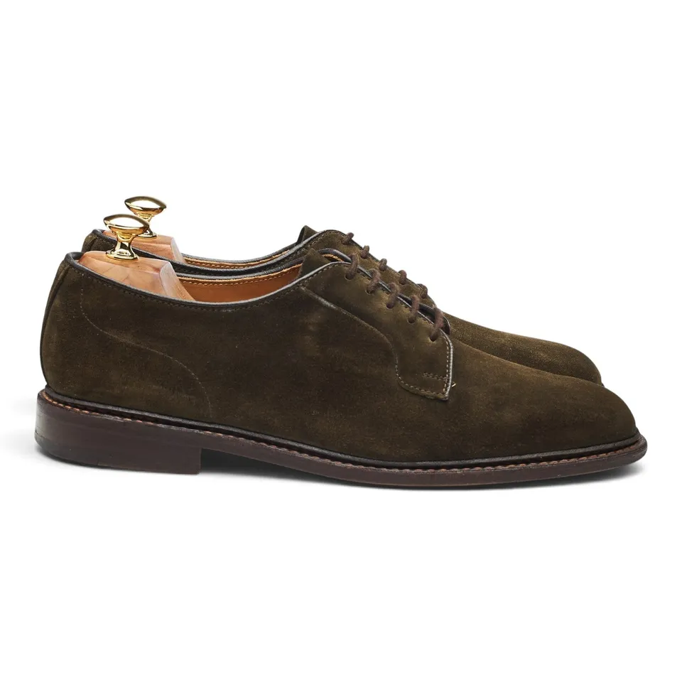 Tricker's Robert derby daim vert pointure UK 9
