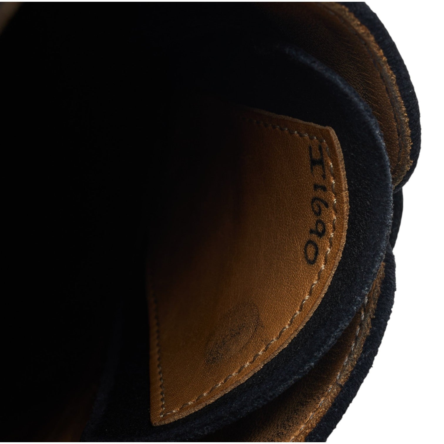 Church's Berlin richelieu daim bleu marine 9,5 UK brogue