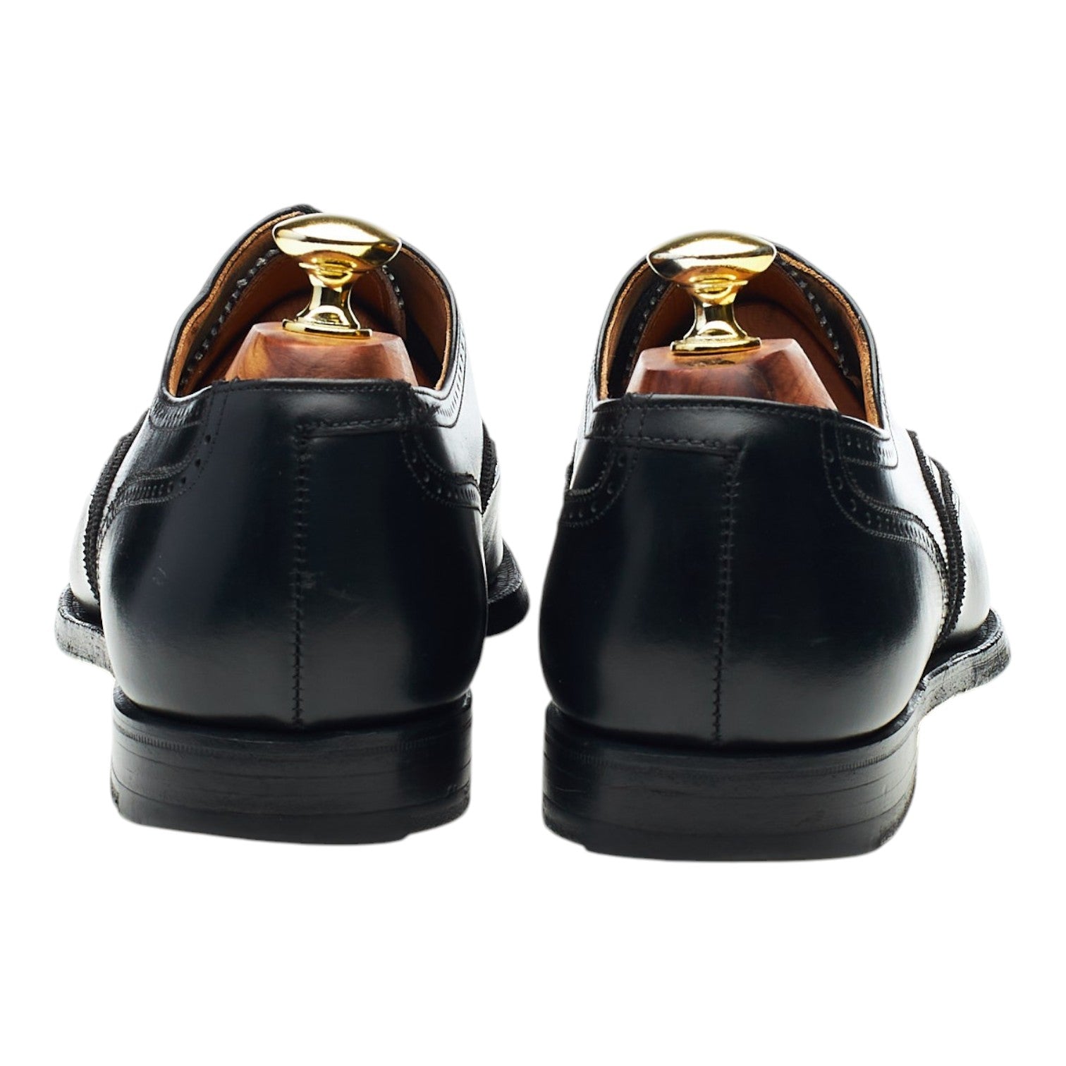 Crockett & Jones Drummond derbies cuir noir brogues UK 7