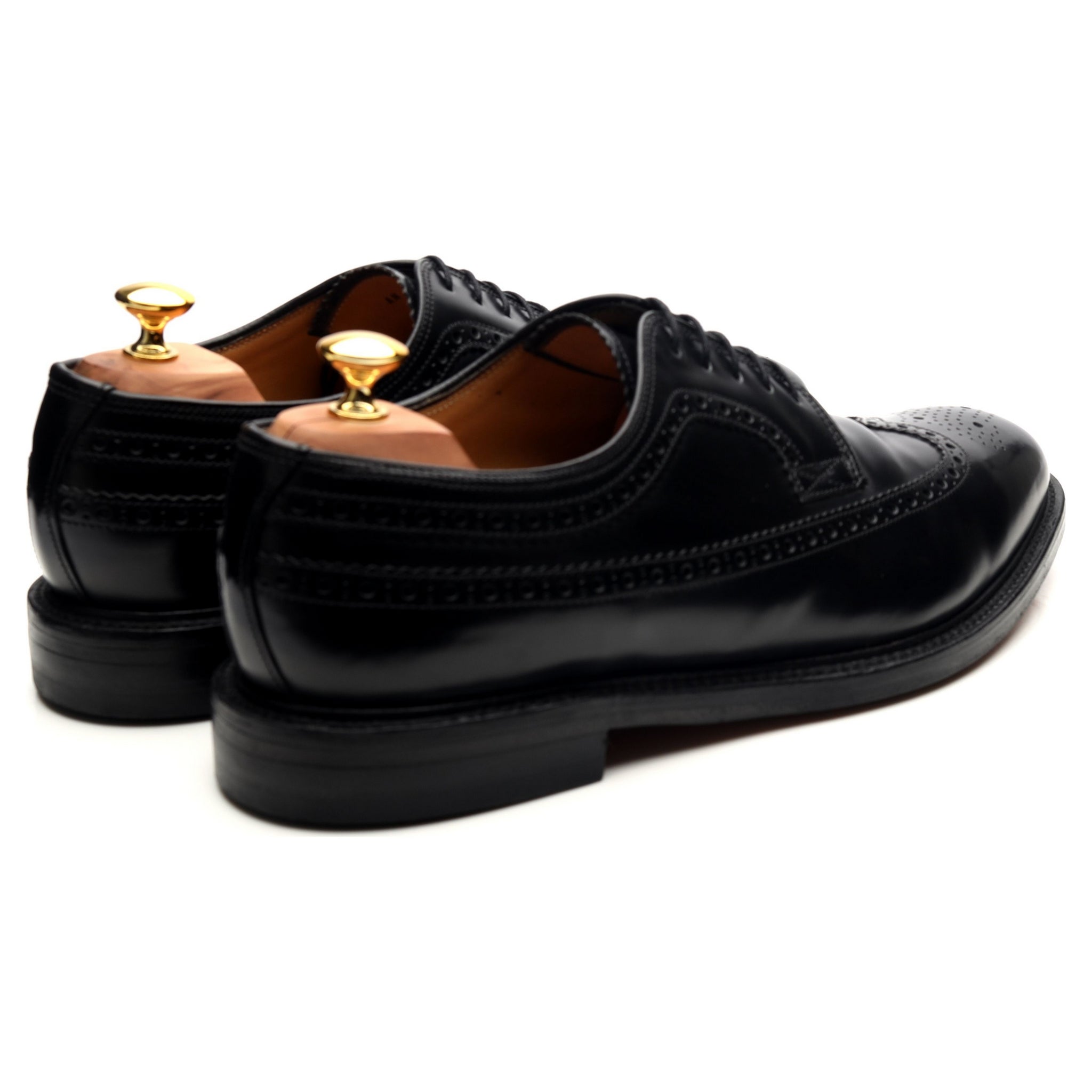 Loake Royal Brogue derby cuir noir pointure 12