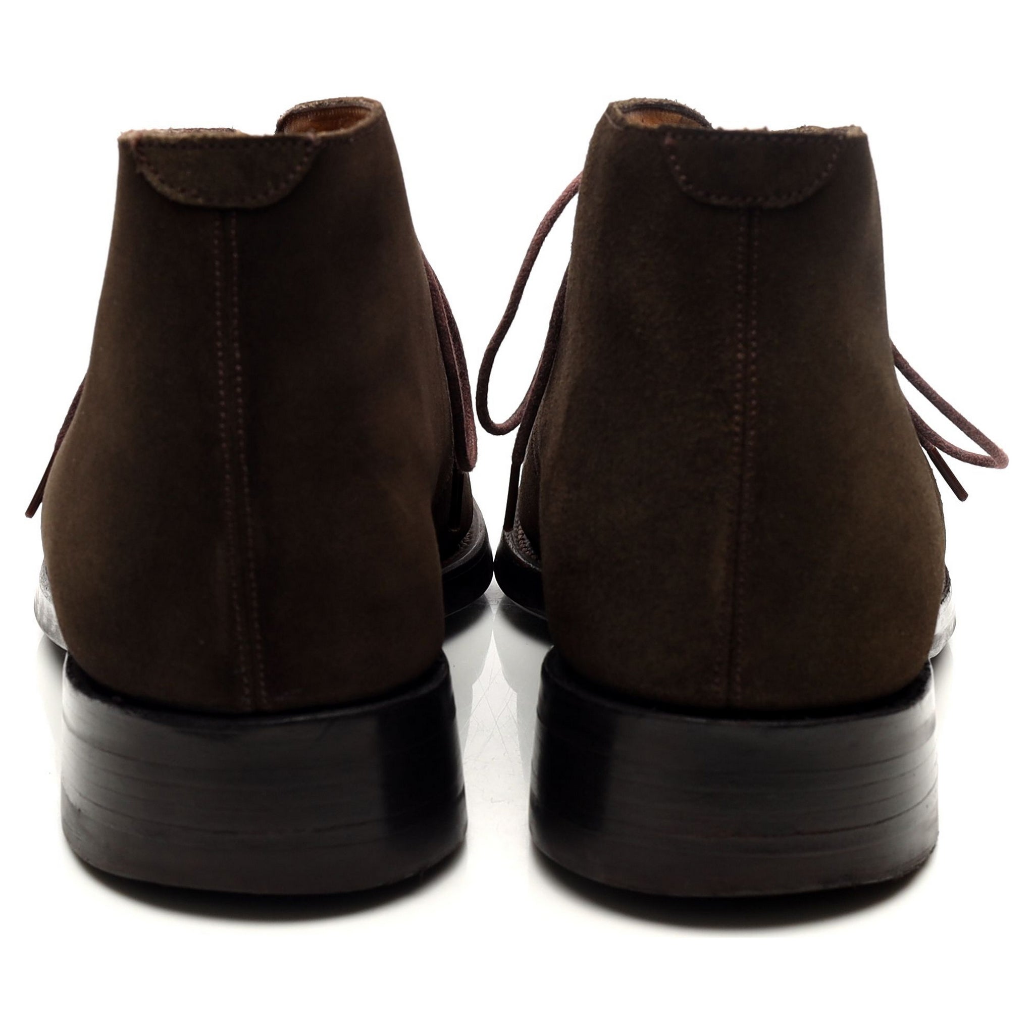 Barker bottines chukka daim vert olive UK 8,5